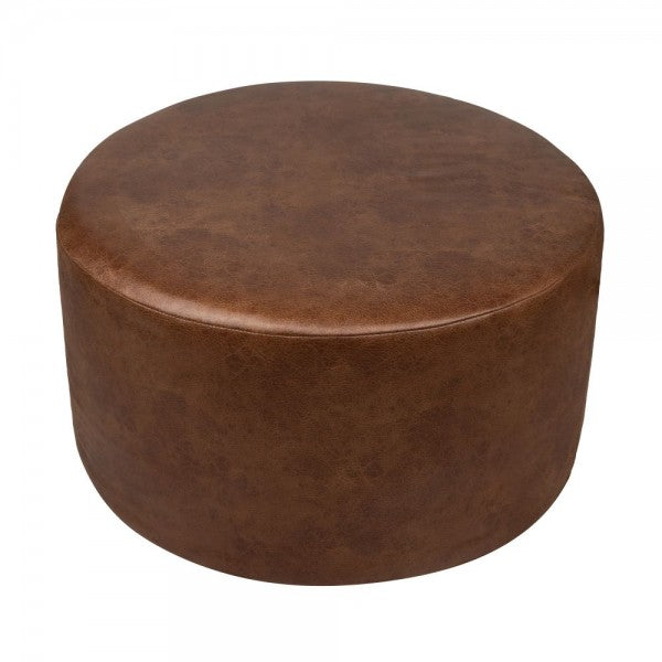 ScatterBox Round Nanouk Brown Ottoman
