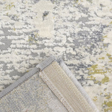 Load image into Gallery viewer, Crystal Abstract Rug in Grey/Green
