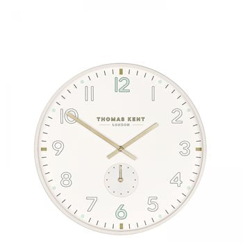 Thomas Kent 16'' Architect Wall Clock Salt