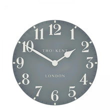 Load image into Gallery viewer, Thomas Kent 12&quot; Arabic Flax Blue Wall Clock
