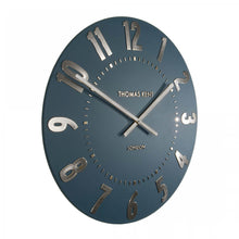 Load image into Gallery viewer, Thomas Kent Mulberry 20&quot; Midnight Blue Wall Clock
