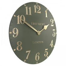 Load image into Gallery viewer, Thomas Kent 20&quot; Arabic Lichen Green Wall Clock
