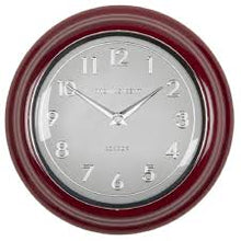 Load image into Gallery viewer, Thomas Kent Bakery 9&quot; Wall Clock Red
