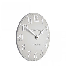 Load image into Gallery viewer, Thomas Kent Arabic 12&quot; Dove Grey Wall Clock
