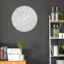 Load image into Gallery viewer, Thomas Kent Arabic 12&quot; Dove Grey Wall Clock
