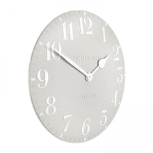 Load image into Gallery viewer, Thomas Kent 20&quot; Arabic Dove Grey Wall Clock

