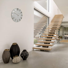 Load image into Gallery viewer, Thomas Kent Mulberry 20&quot; Silver Cloud Wall Clock
