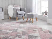 Load image into Gallery viewer, Scandi Shaggy Pink Rug

