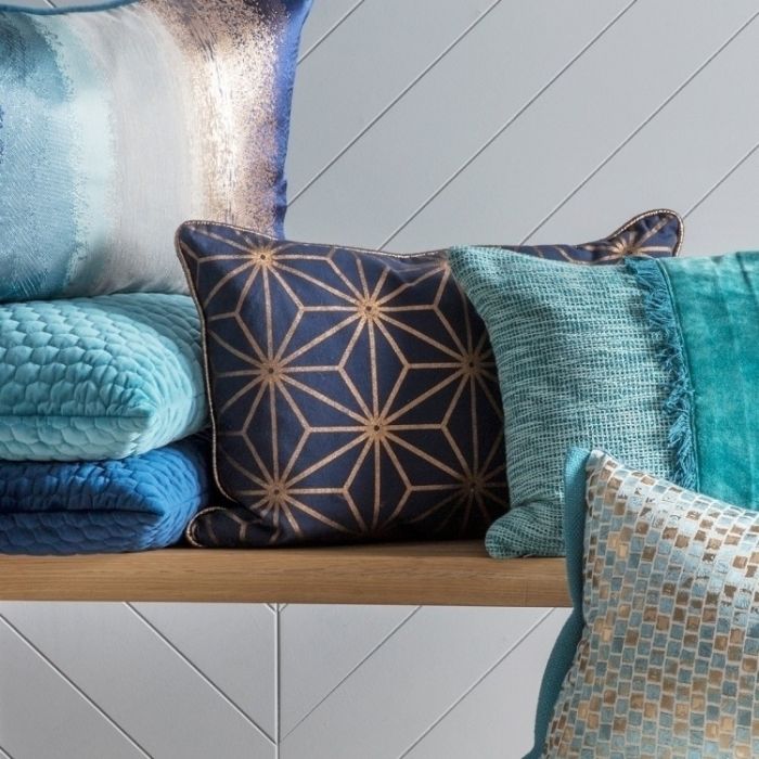 Janus Indigo Blue Cushion