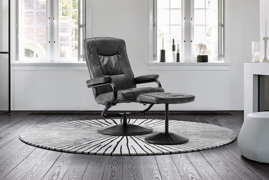 Swivel Chair & Footstool