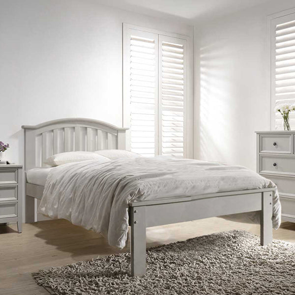 Mika Curved Grey Bed