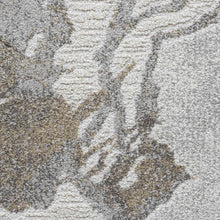 Load image into Gallery viewer, Milano Rug in Silver/Green/Gold Pattern
