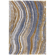 Load image into Gallery viewer, Maya Rug in Blue/Green/Grey
