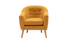 Load image into Gallery viewer, Mustard Tub Chair
