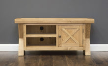 Load image into Gallery viewer, Oak X TV Unit - Regular

