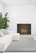 Load image into Gallery viewer, Twilight Shaggy Rug in White/Silver
