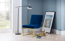 Load image into Gallery viewer, Bari Blue Velvet Chair
