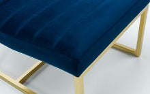 Load image into Gallery viewer, Bari Blue Velvet Chair
