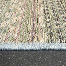 Load image into Gallery viewer, Brandon Indoor/Outdoor Rug in Blue/Green/Pink Tones
