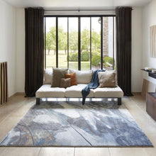 Load image into Gallery viewer, Georgia Abstract Rug Black/Gold
