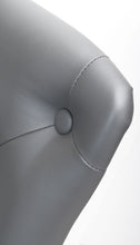 Load image into Gallery viewer, Rosario Leather Effect Graphite Grey Bar Stool
