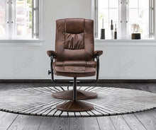 Load image into Gallery viewer, Swivel Chair &amp; Footstool
