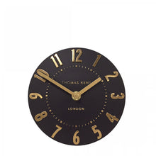 Load image into Gallery viewer, Thomas Kent Mulberry 6&quot; Onyx Mantel Clock
