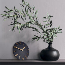 Load image into Gallery viewer, Thomas Kent Mulberry 6&quot; Onyx Mantel Clock
