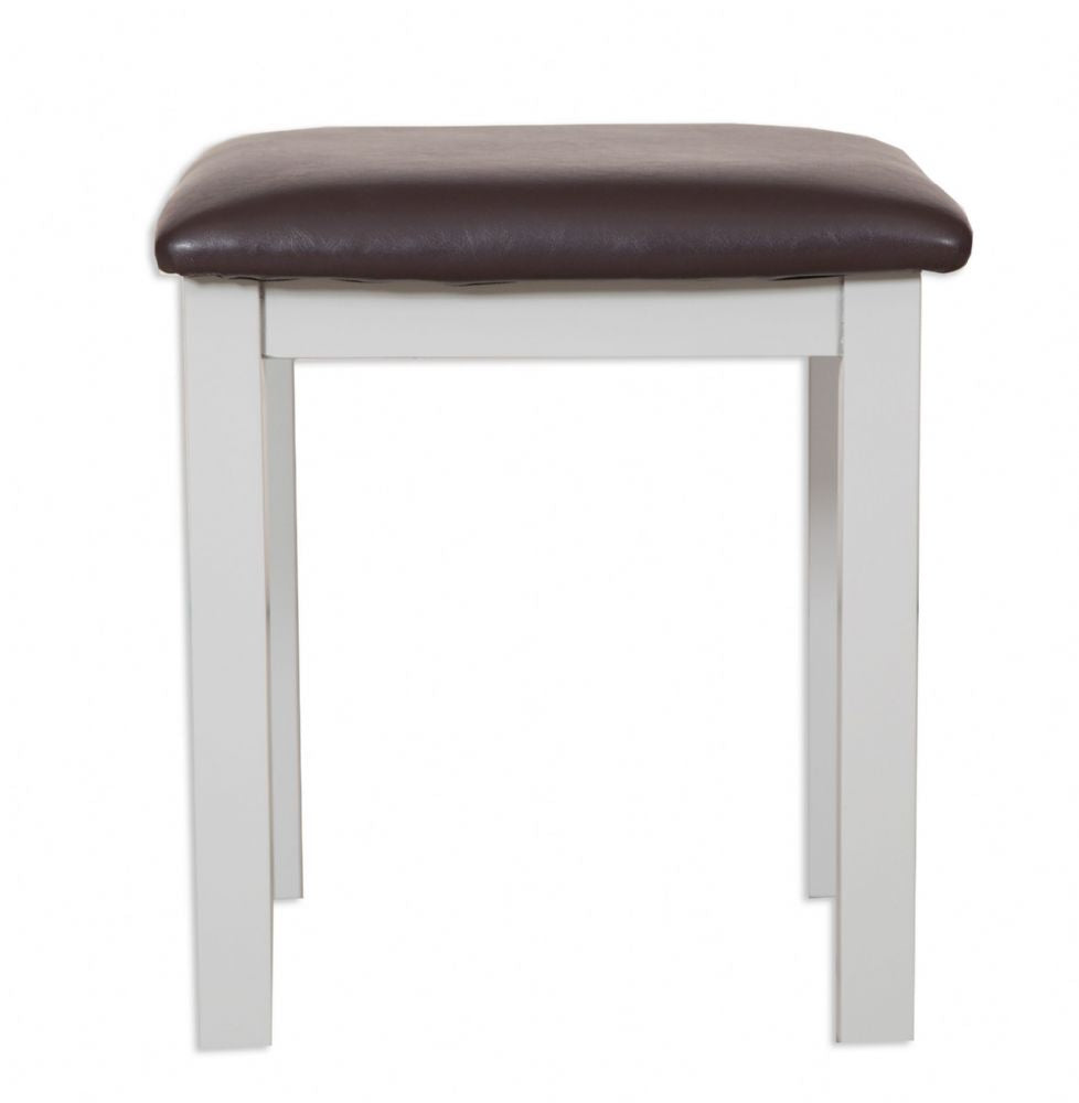 French Grey Dressing Stool