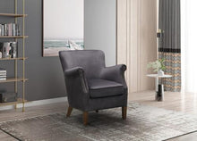 Load image into Gallery viewer, Harper Armchair Charcoal Grey

