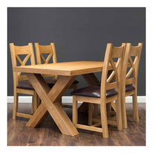 Load image into Gallery viewer, Oak X Dining Table
